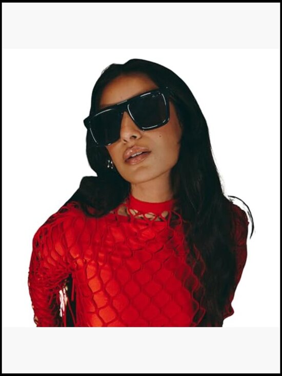 Oversized Square Sunglasses - Polarized & Gradient Lens